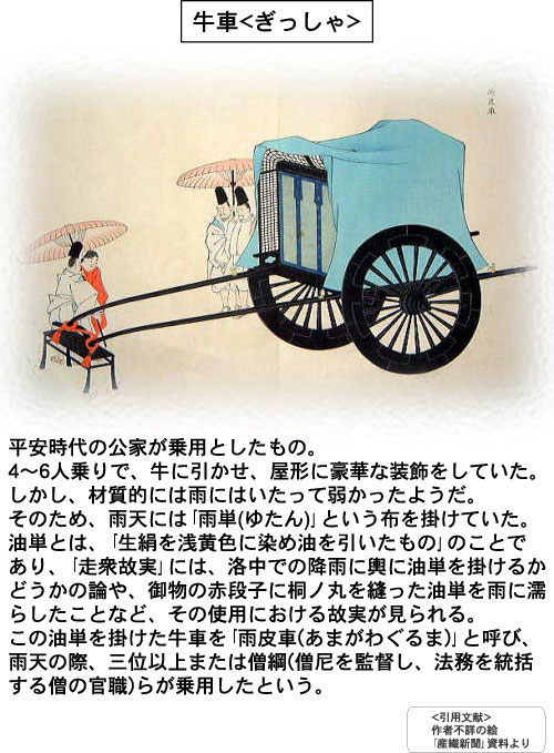 平安時代の牛車